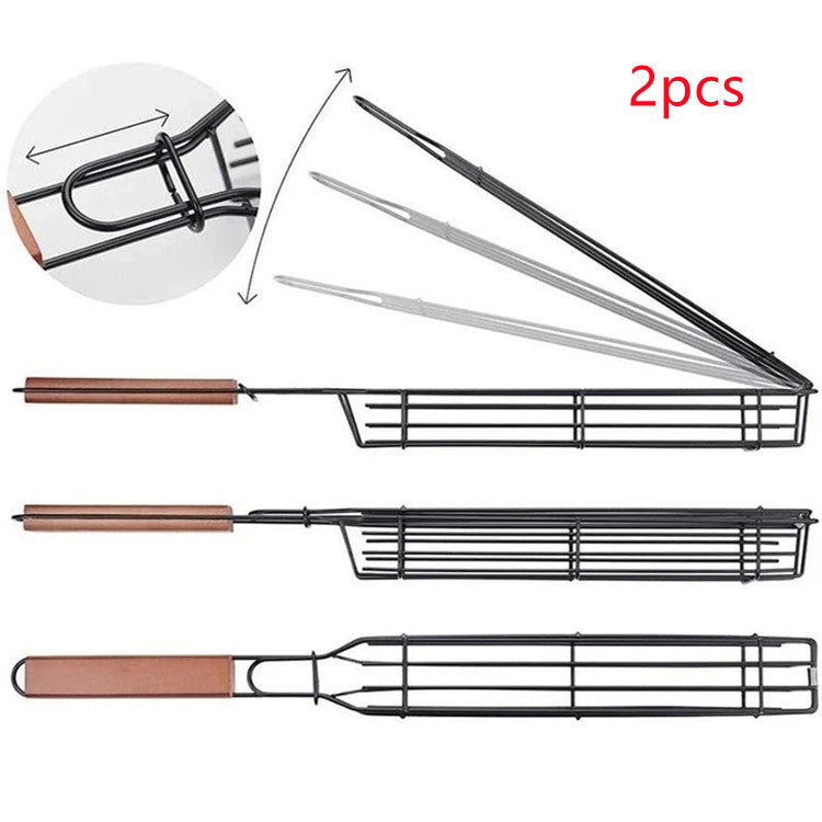 BBQ Grill Mesh Stainless Steel Tools Kitchen Accessories